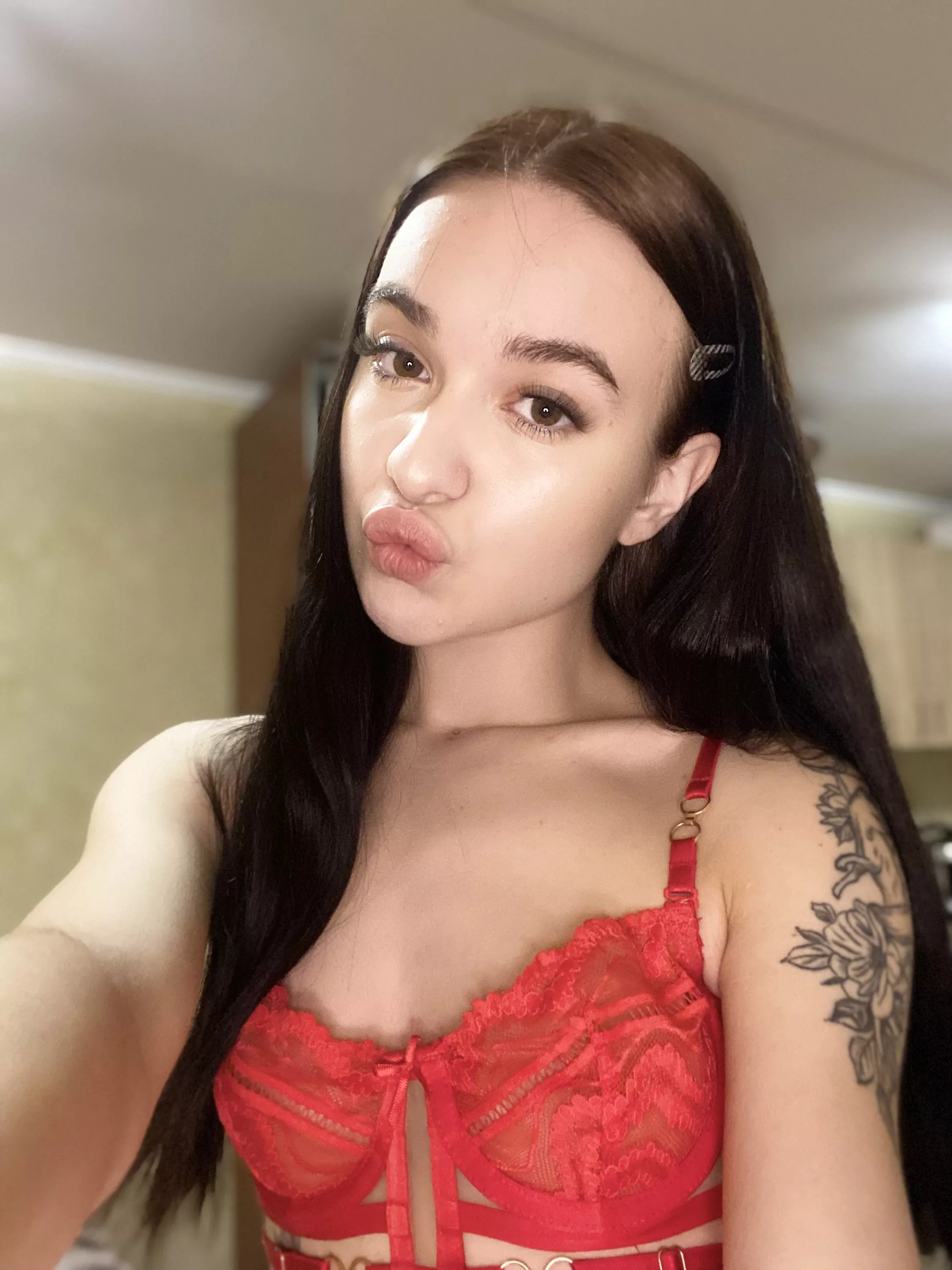 Wondering if a princess 18 yo me pouting causing you a boner?