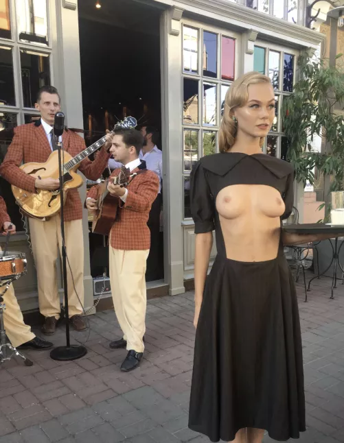 You are visiting the old town streets and this is what happens - I wonder how you would react