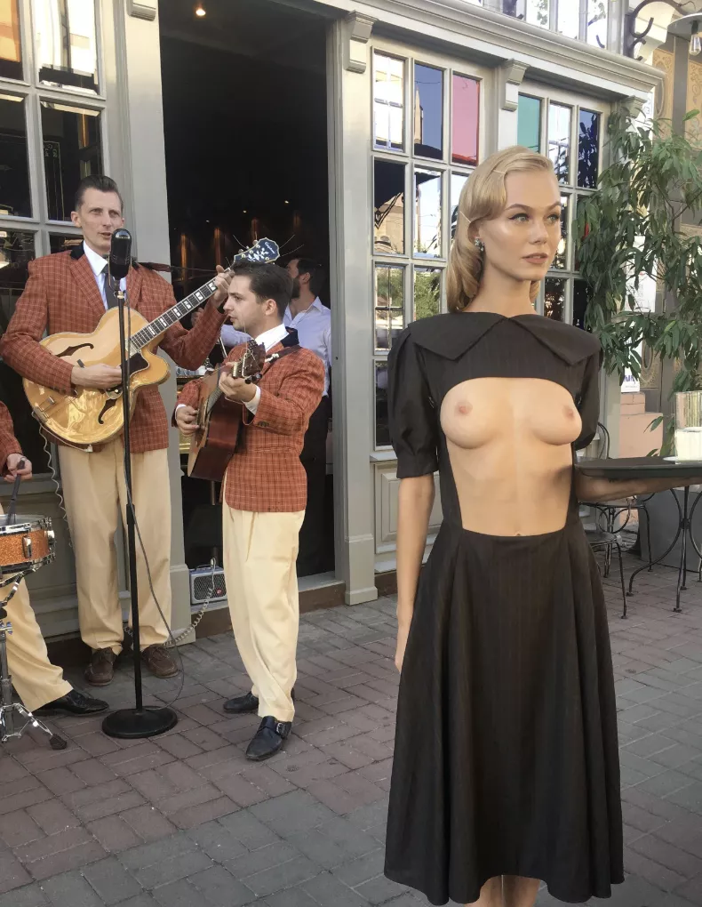 You are visiting the old town streets and this is what happens - I wonder how you would react