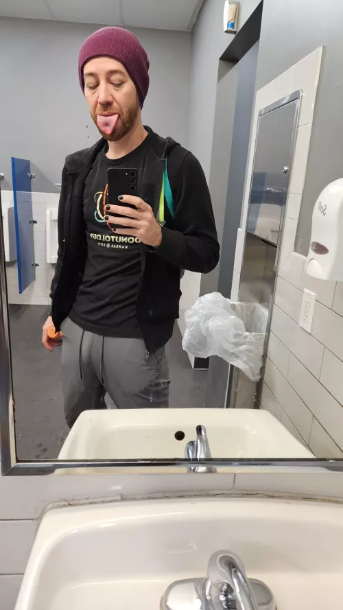 A work selfie (pre-coffee)