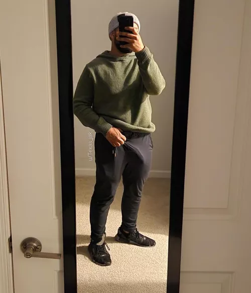 About to go out like this. Would you stare?