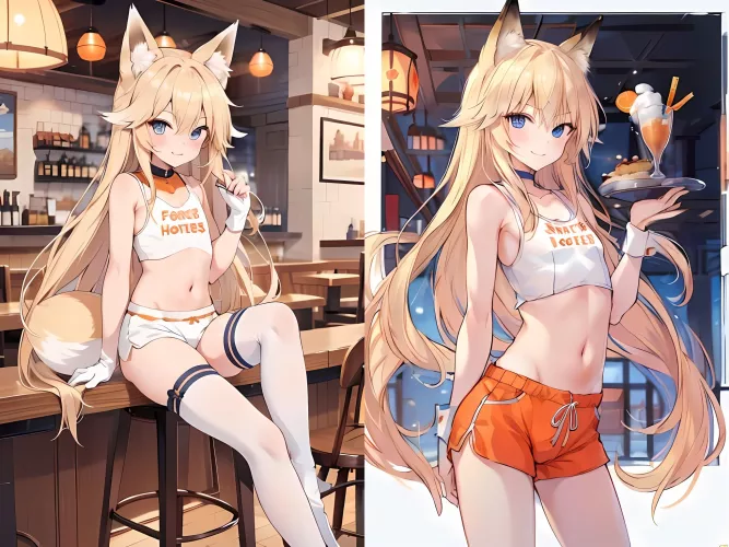 (AI) Femboy Hooters: Foxy Edition