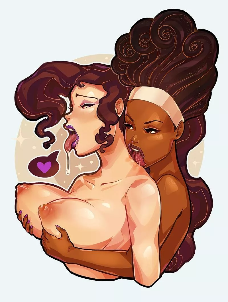 Calliope the Muse is having some fun with Megara (CinnaBarbie) [Disney, Hercules]