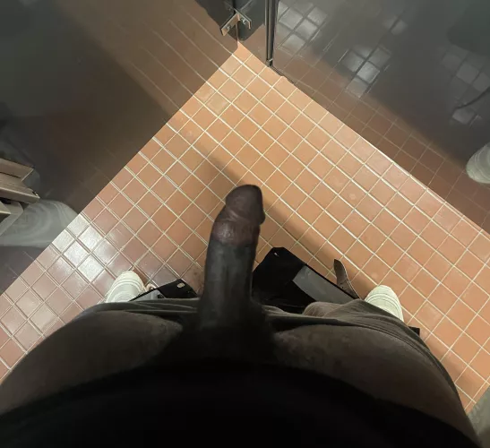 Cock out at work