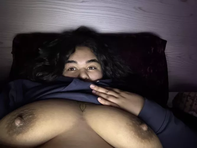 Come suck on them while we’re in bed?