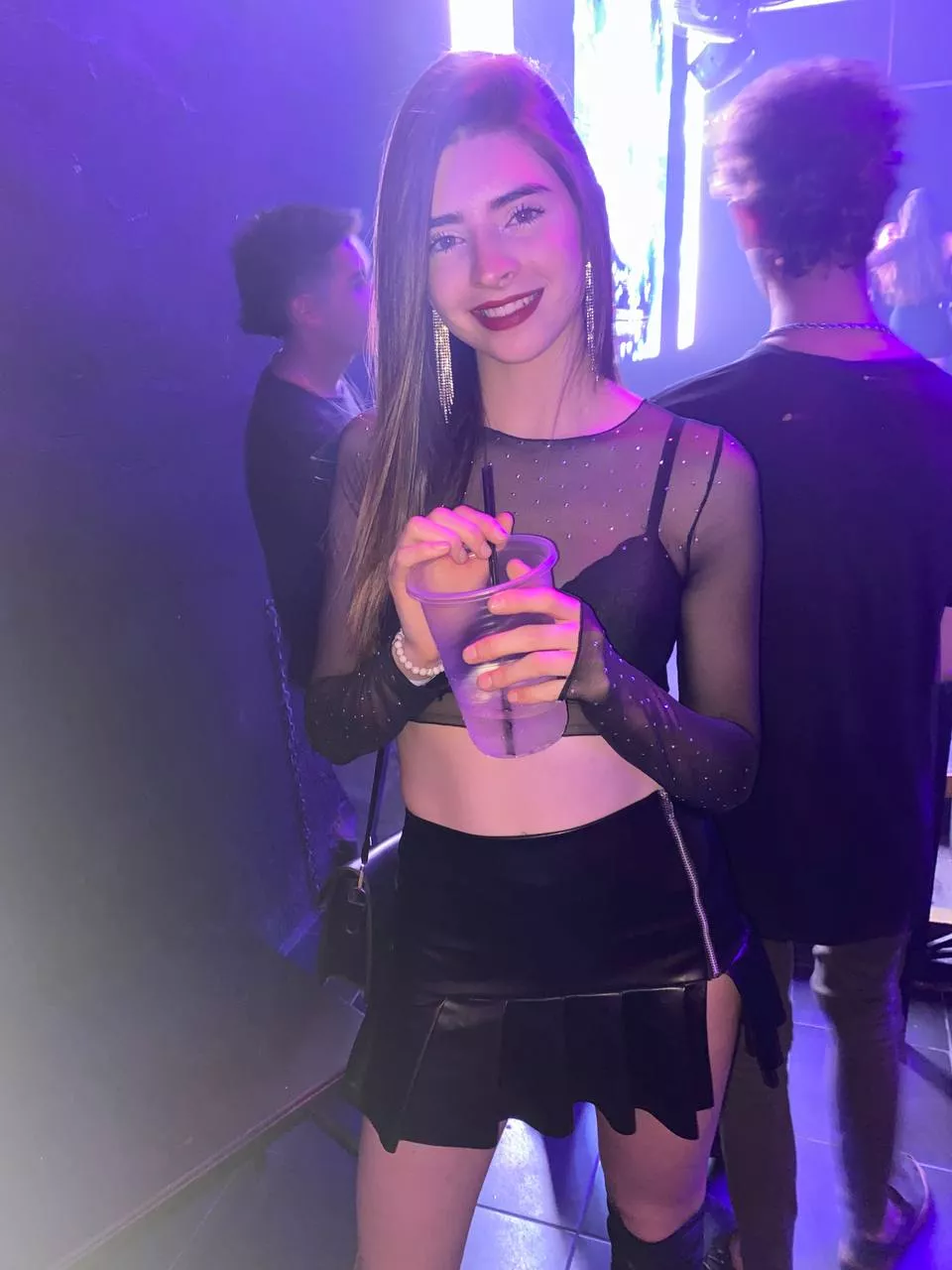 Come with me at the club