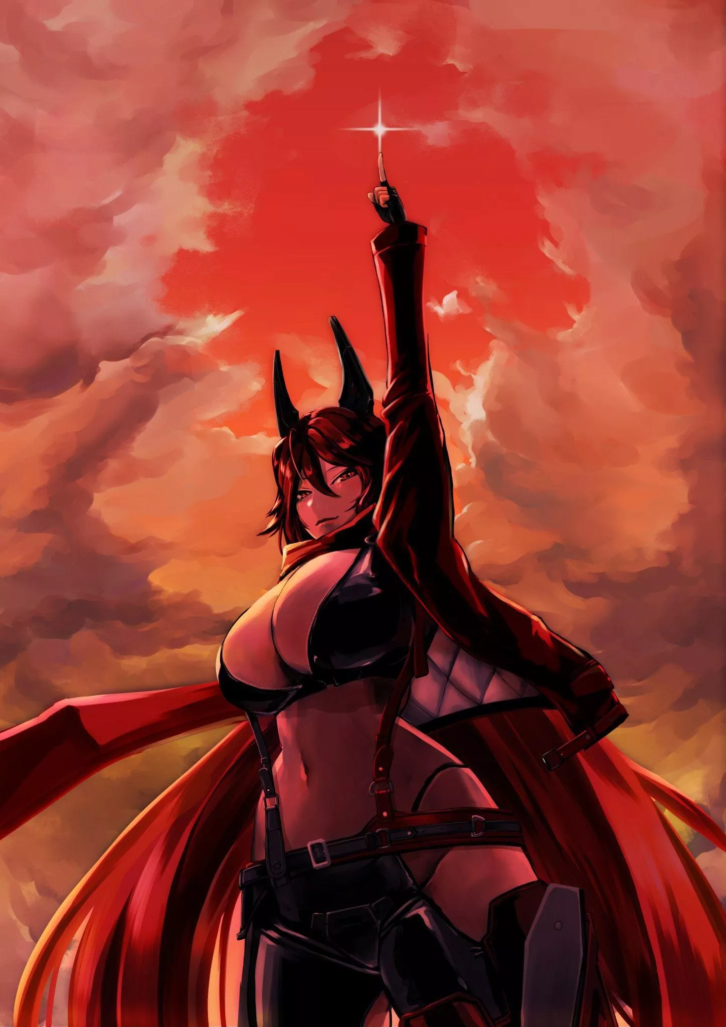 Crimson Sky - Red Hood (ankoh_ts) [Nikke]