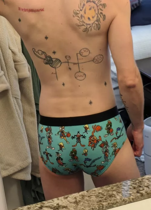 Cute butt in a cute print