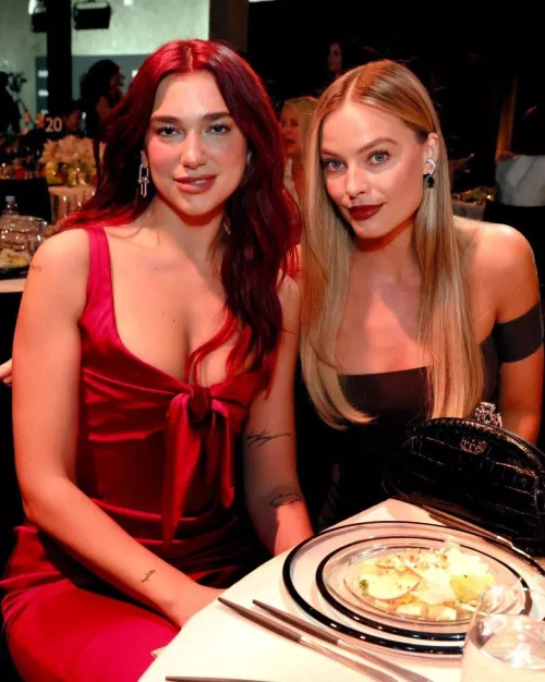Dua Lipa and Margot Robbie