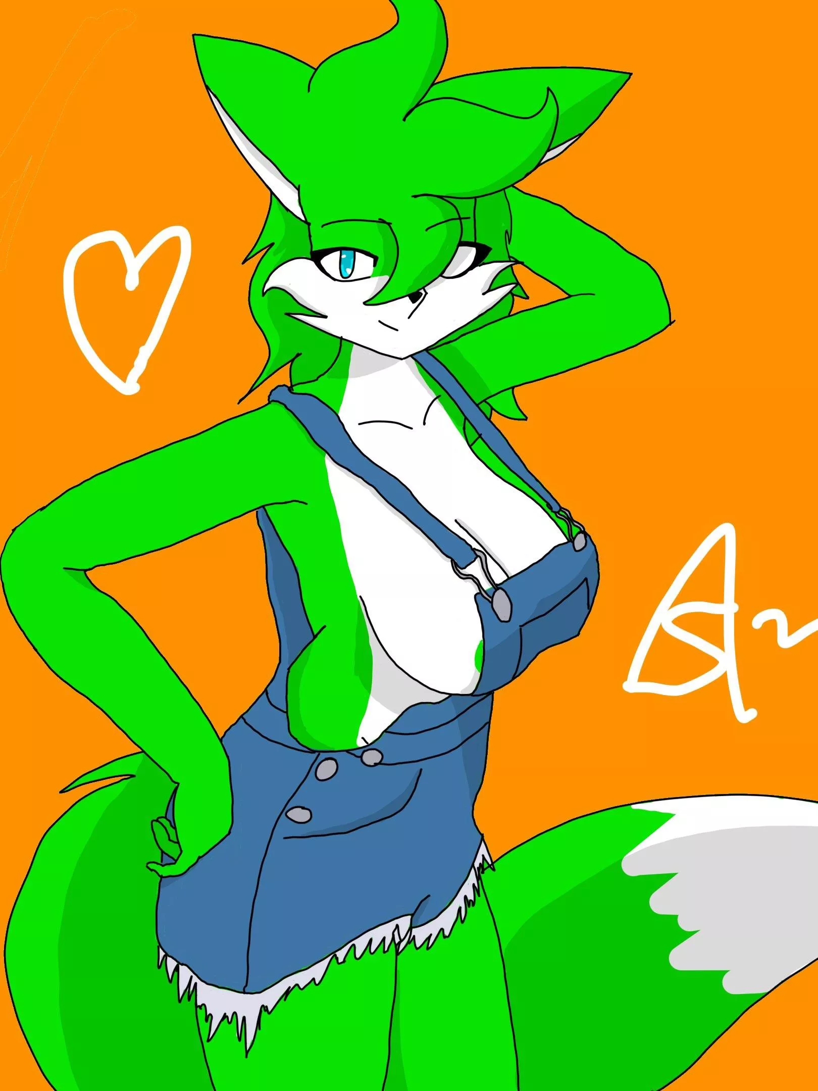[F] “Well? How do I look?” (Artist: Me!)
