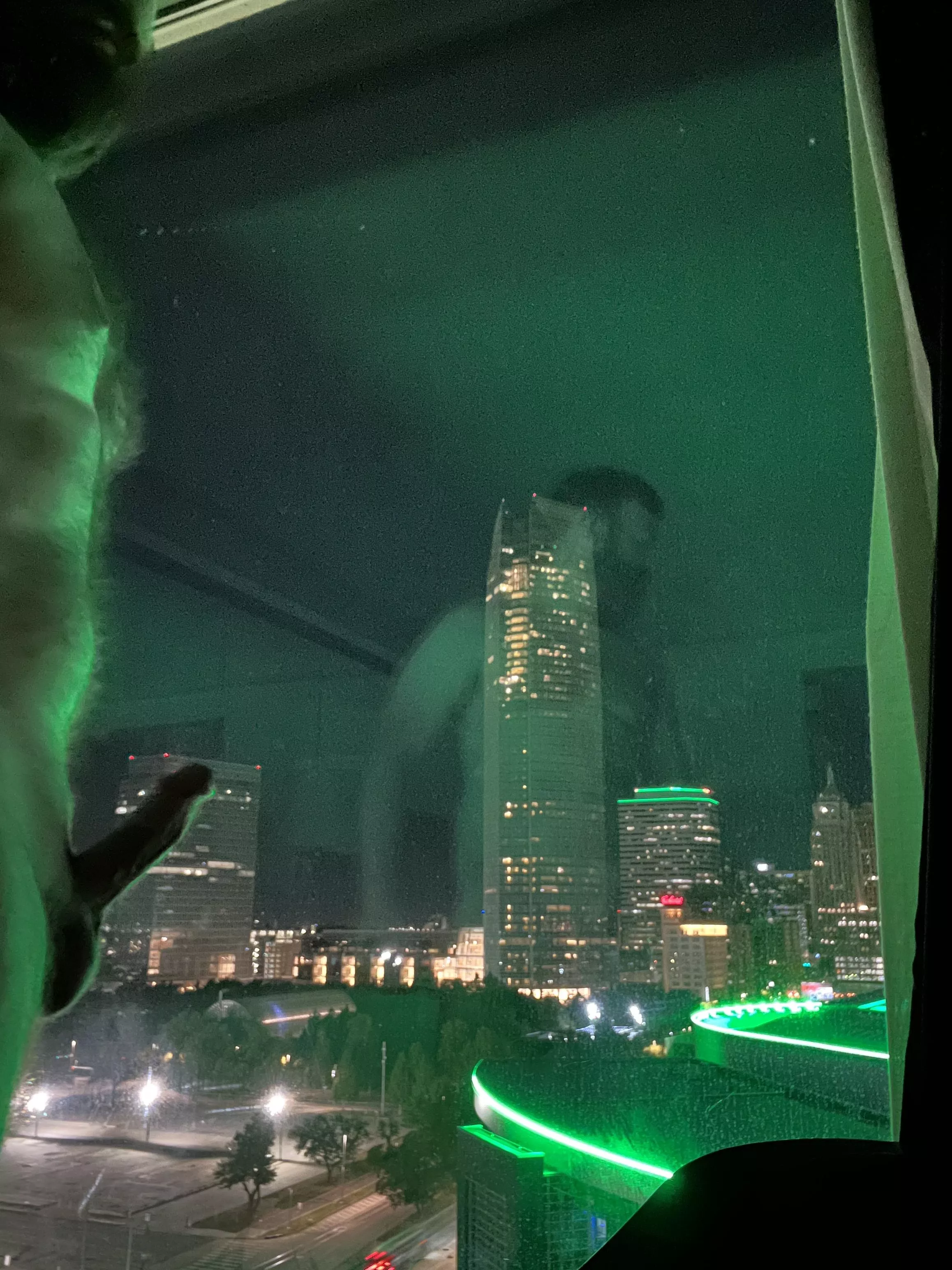 Giving you the green light that I'm down for whatever