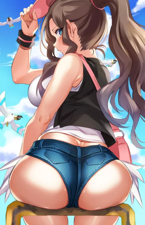 Hilda's ass on display