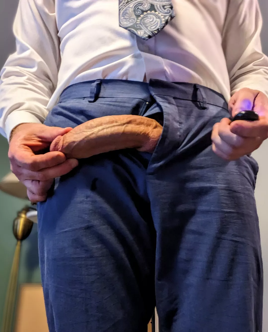 I set my thick trouser snake loose. Don't get bit.