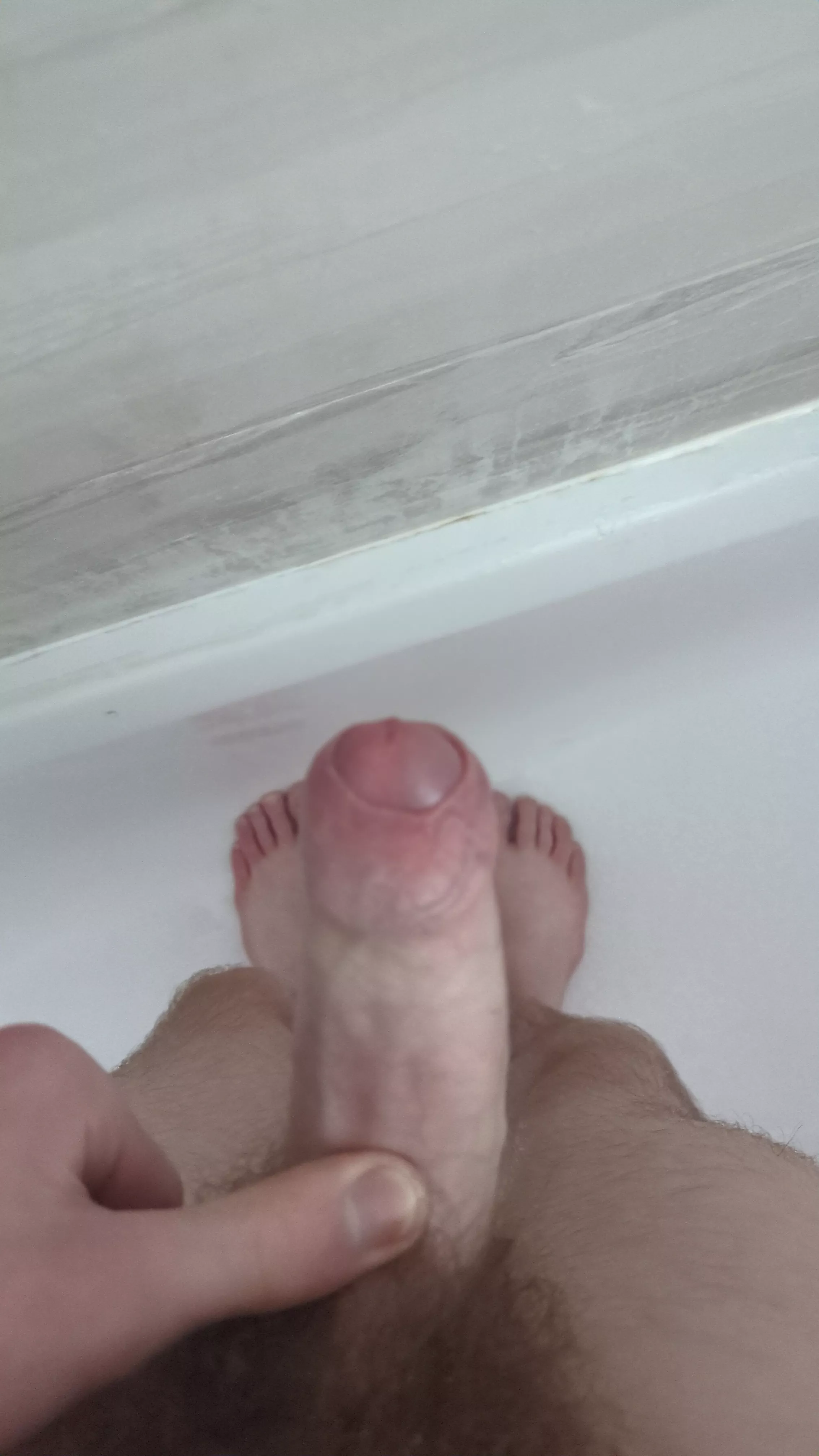 In shower with boner
