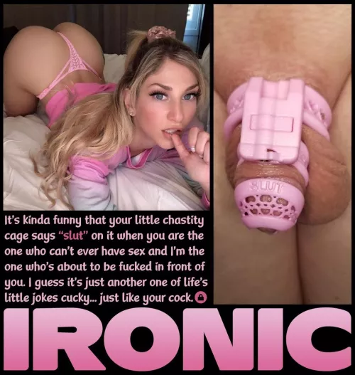 IRONIC [chastity] [femdom] [cuckold]