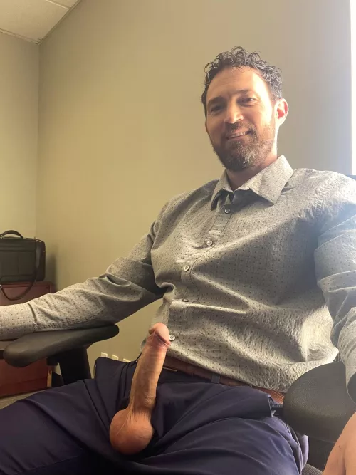 I’ve got room under this desk for you