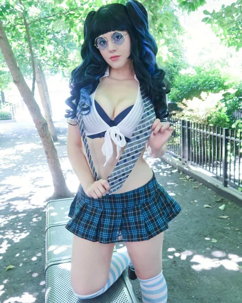 Love Her Alt-Schoolgirl Look!