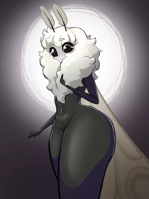 Lum the moth, turns into a bit of a space cadet when bright lights are around~ (spookybleh_)