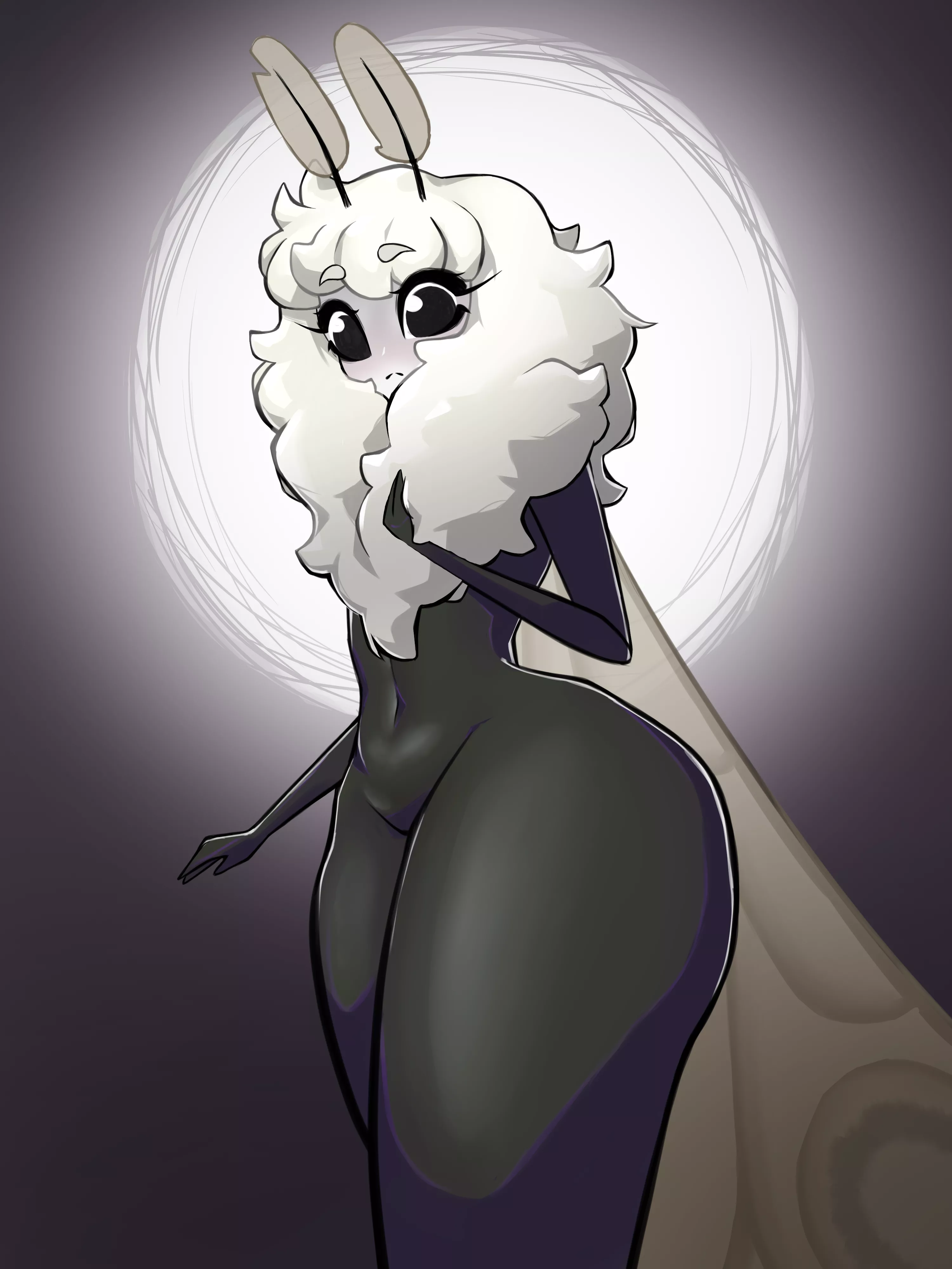 Lum the moth, turns into a bit of a space cadet when bright lights are around~ (spookybleh_)