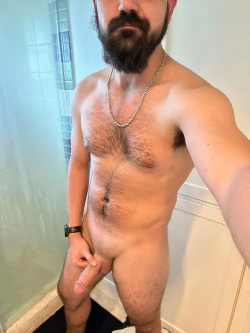 Messy beard this morning