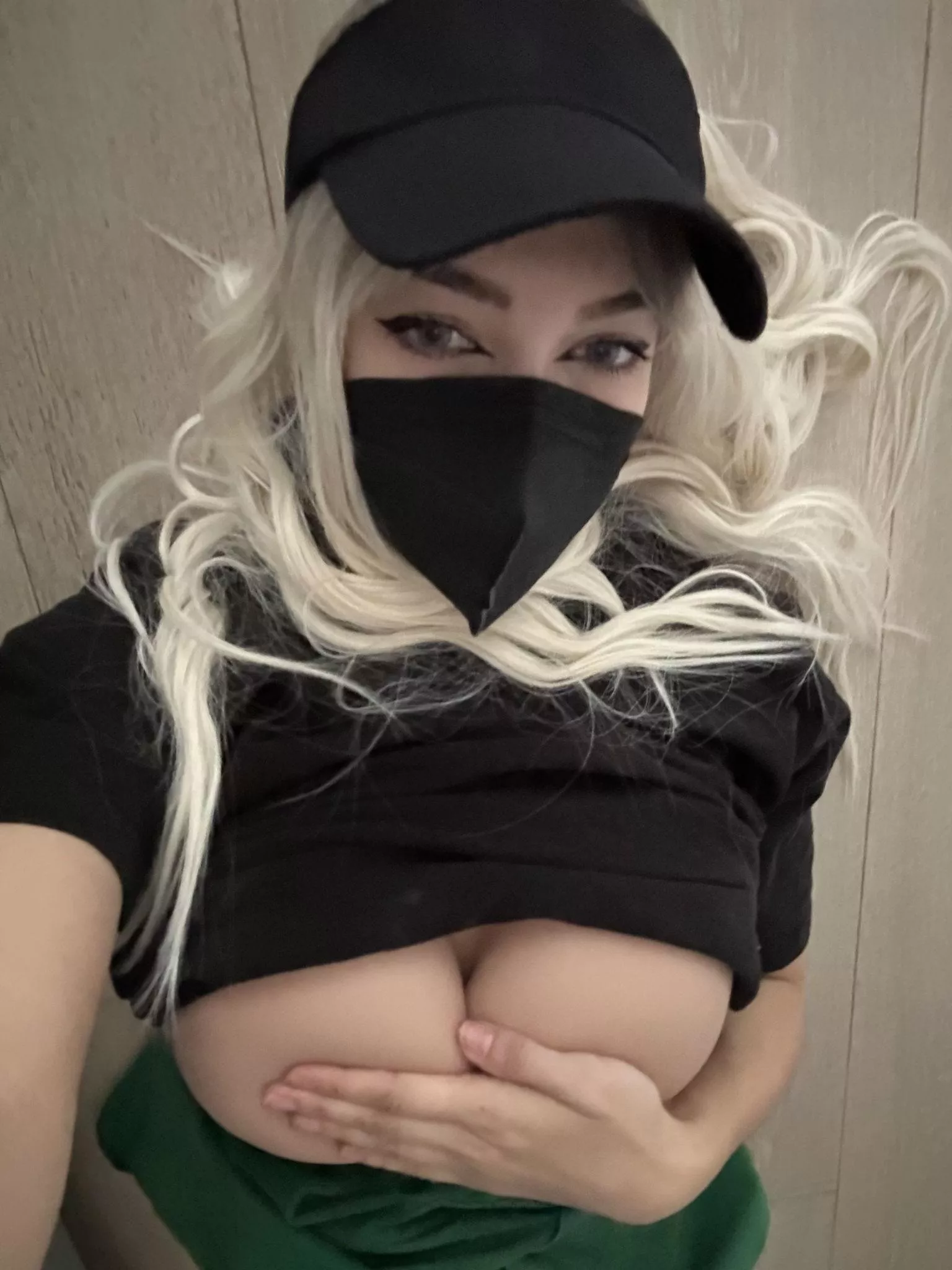 My boss ordered me to clean so I’m laying on the floor with my titties out as a form of protest