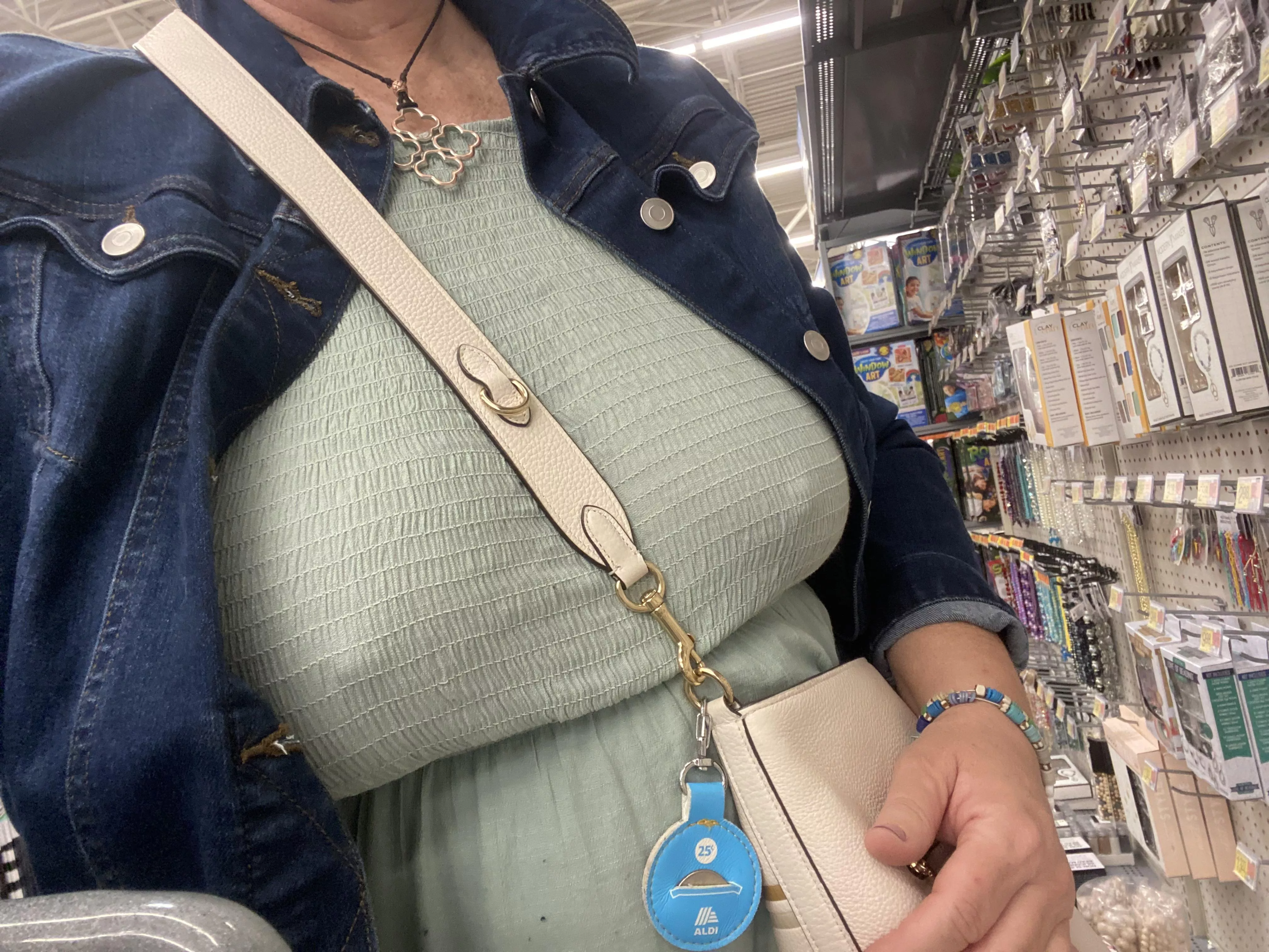 Shopping in cold weather