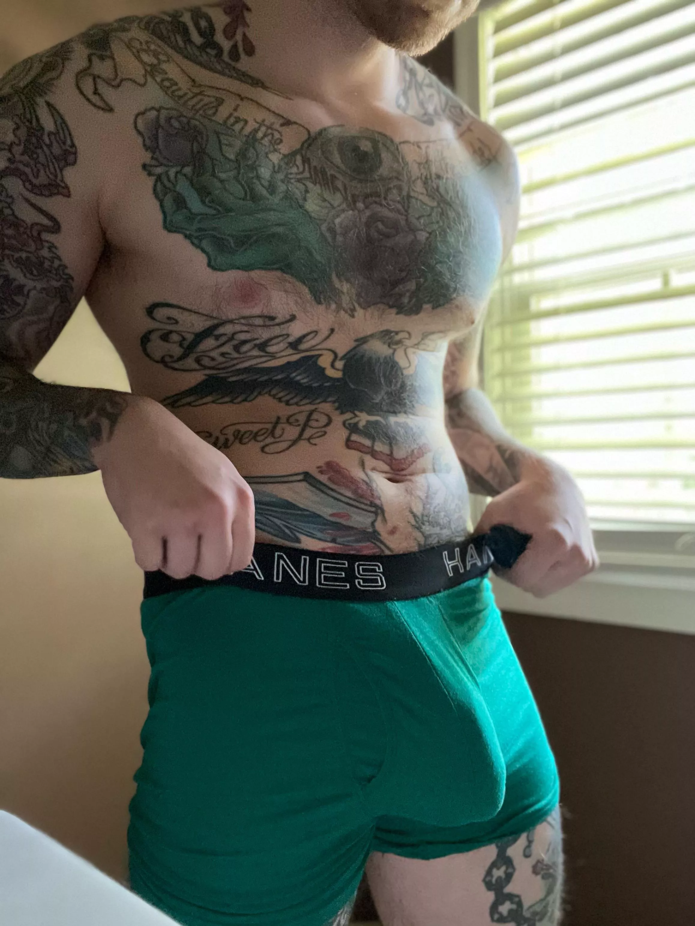 Some green Hanes for you.