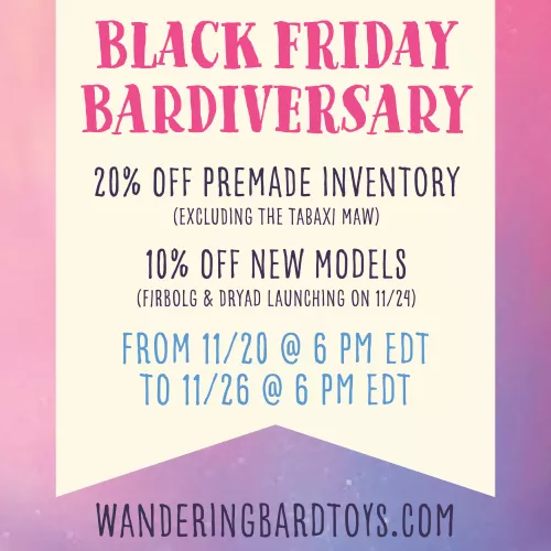 Wandering Bard 4 year Anniversary!!!