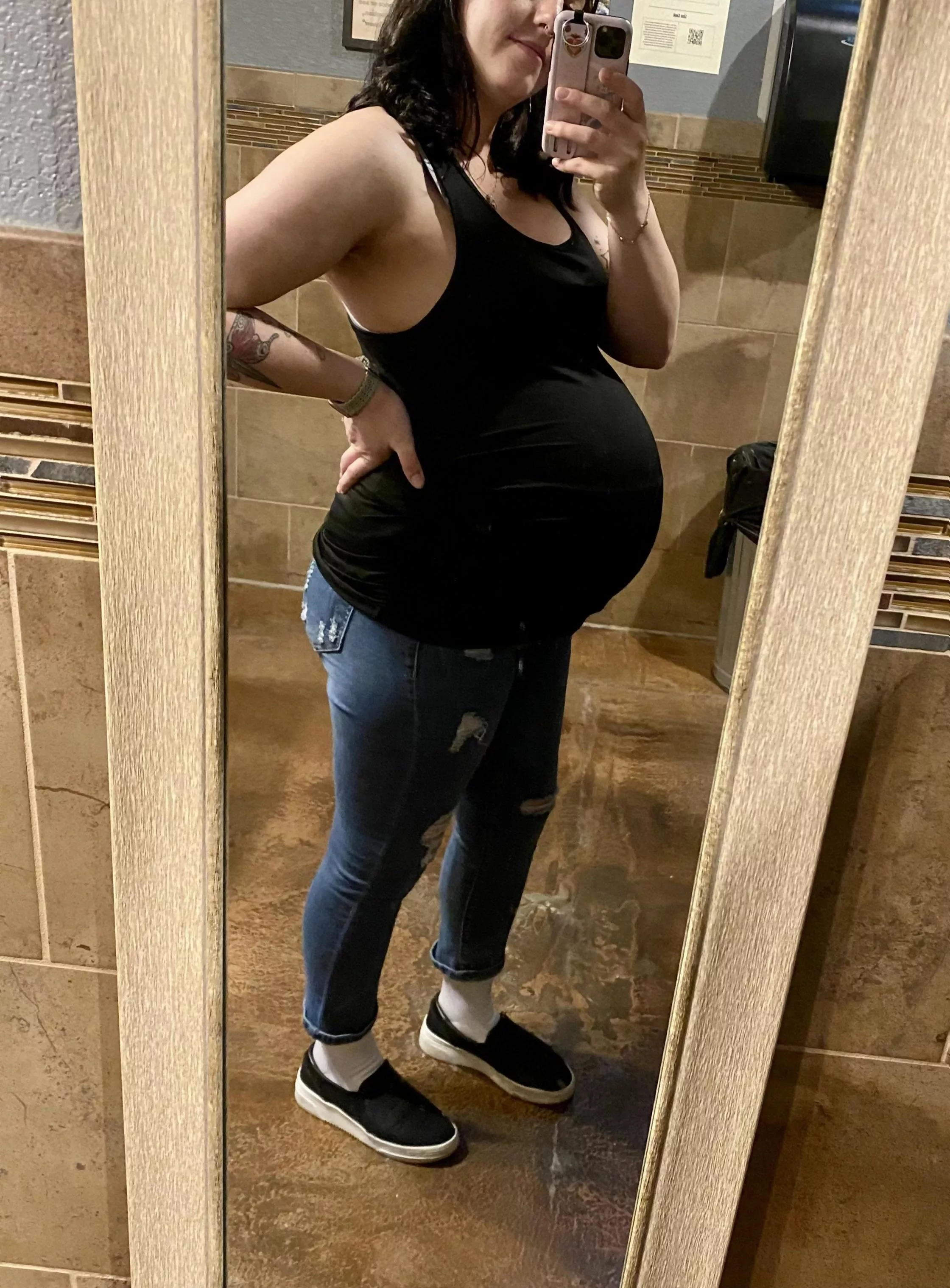 What would you do if you came to work one day and saw my pregnant belly in these clothes?