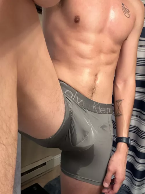 Who likes a sweaty bulge?