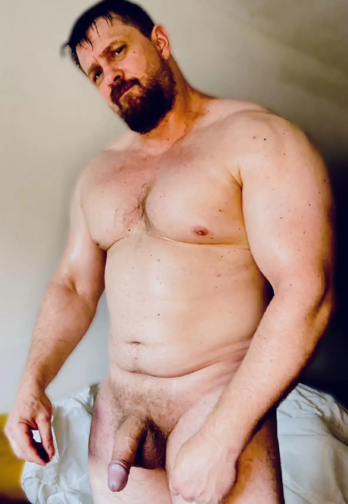 You enter the dressing room and see me like that?. What are your first thoughts that comes to your mind?