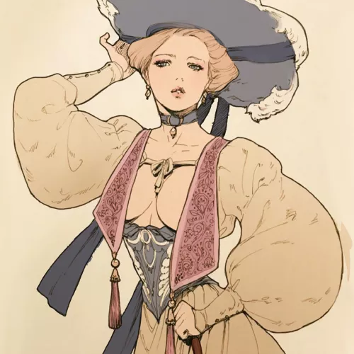 A fashionable lady [art]