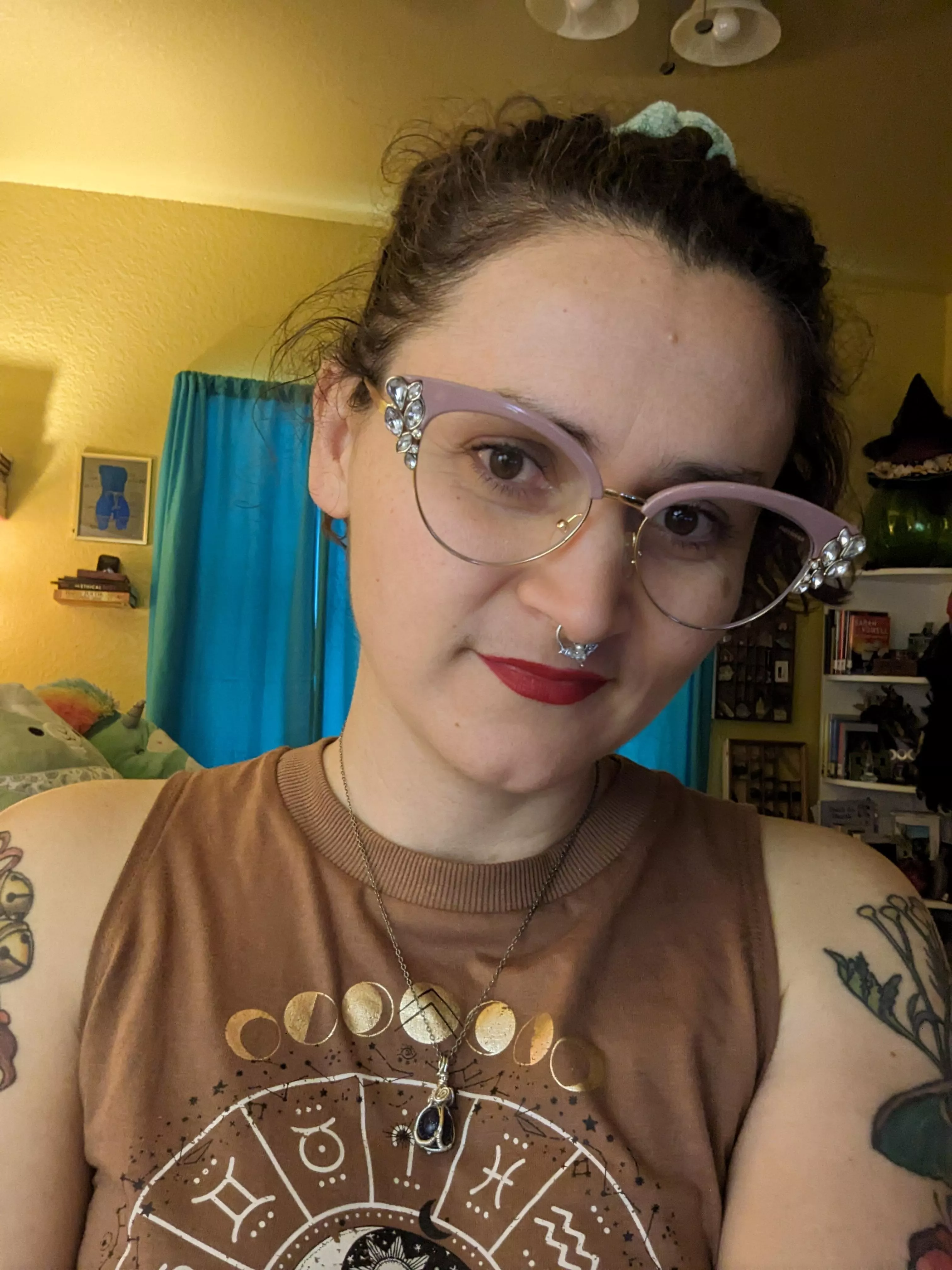 Another day, another pair of glasses.