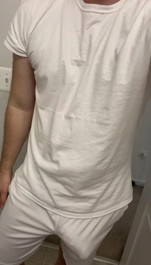 Before there was sweats season, there was basketball shorts season