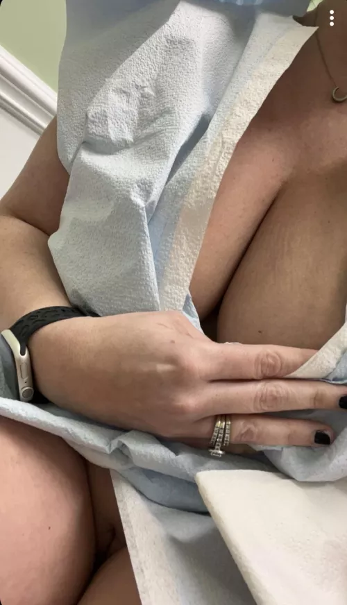 Being a tease during a routine checkup