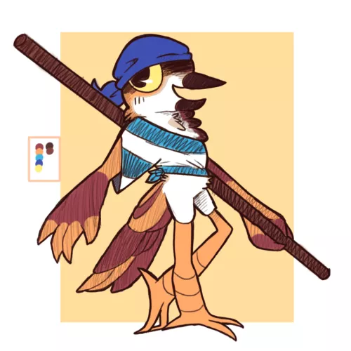 Birb I drew (they're a sparrow!) What's a good name for them?