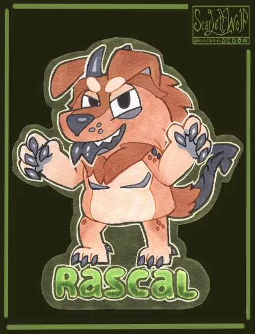 Bluey Badge! 🐶💚🎾