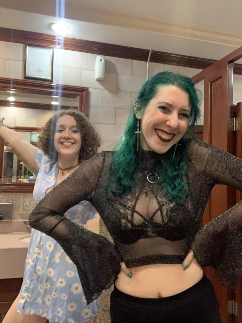 Cuties on a night out