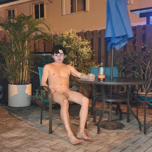 Drinks on a cool night