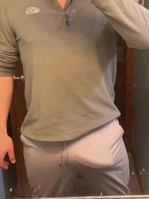 Grey sweatpants