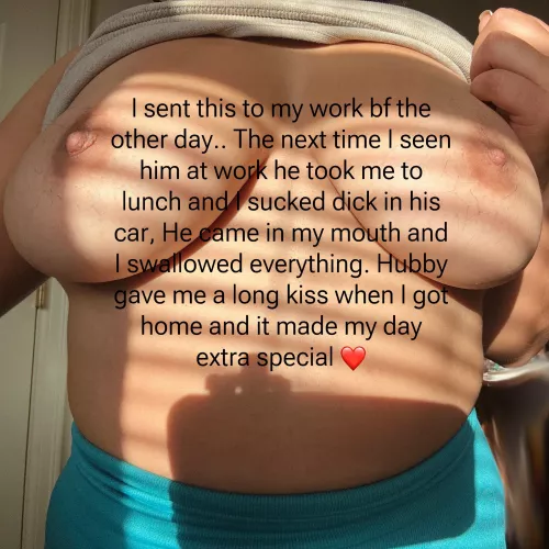 I love the fact that hubby will never know❤️