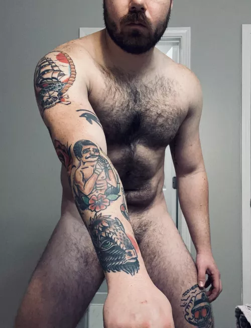 I used to hate facial hair, but it grew on me. [35]