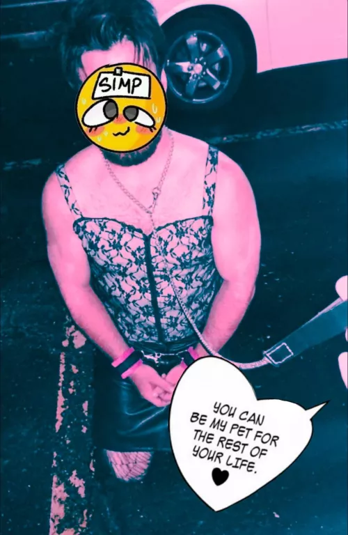 I’ll drag you around like the dumb dog you are [domme]