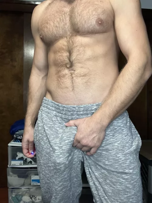 It’s grey sweat pant season