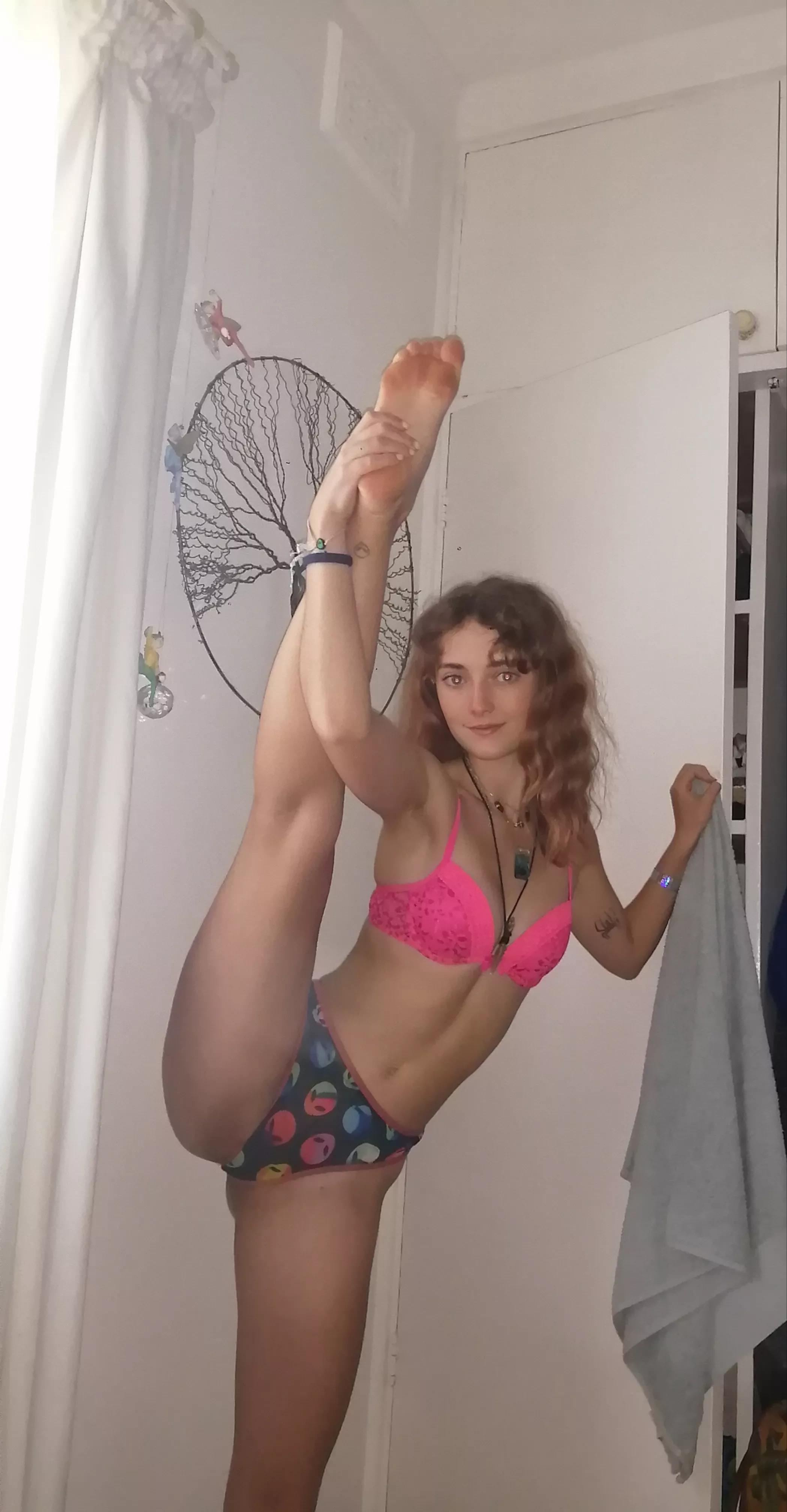 Long legs in the room, I am pretty flexible F18