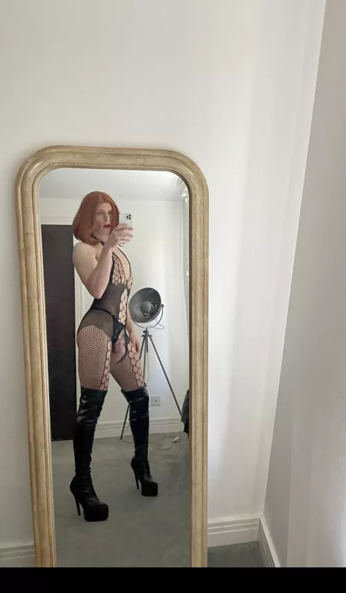 Looking pretty fierce for a sissy wearing a cage 🤦🏼‍♀️