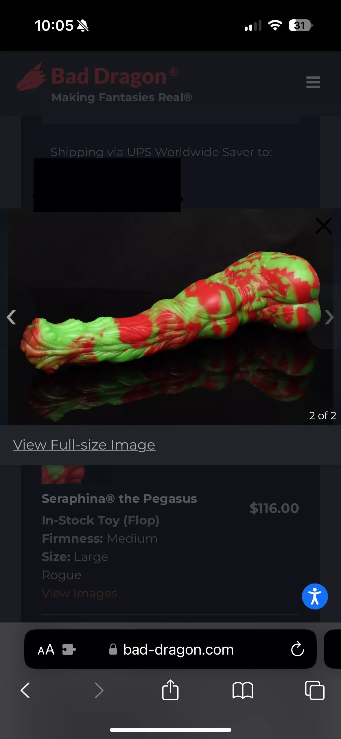 May Have Bought Above My Size