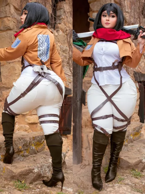 Mikasa Ackerman from Attack on Titan by Bunnie_wifey