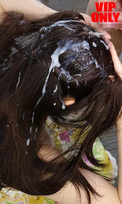 On the back of her head