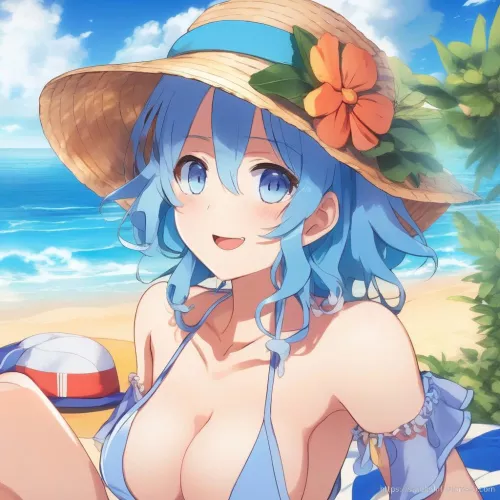 Rem with messy hair looks cute